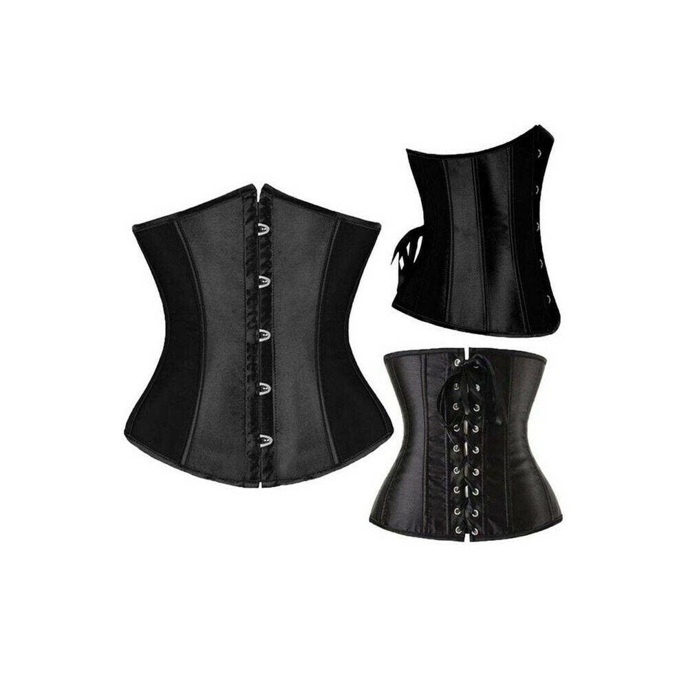 Corset Bustier Women's Lace Up Corset Bustier Plus Size 5X Black NWT